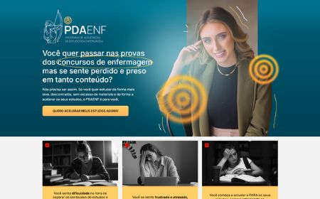Acelerador ENF landing page preview
