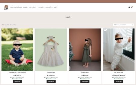 Luba Baby e-commerce preview