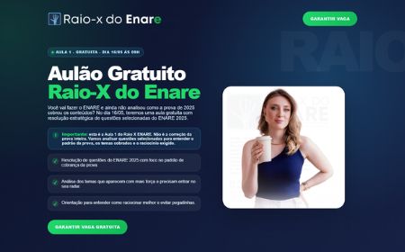 Raio-X do ENARE landing page preview
